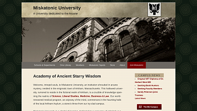 The Miskatonic University